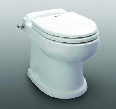 Sealand / Dometic 8700 Masterflush Macerator toilet
Shown in White with flush handle